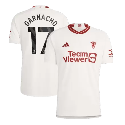 Men's GARNACHO #17 Manchester United Third Away Soccer Jersey Shirt 2023/24 - BuyJerseyshop