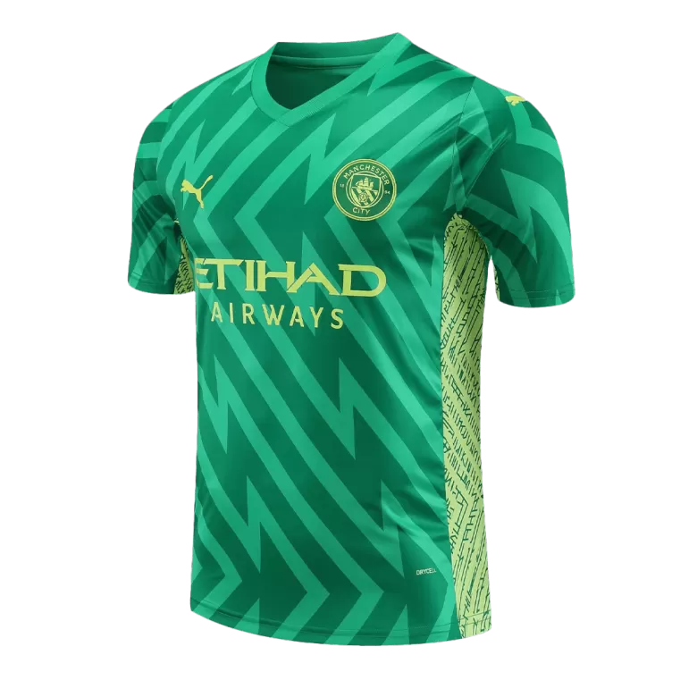 Men's Manchester City Goalkeeper Soccer Jersey Shirt 2023/24 - BuyJerseyshop