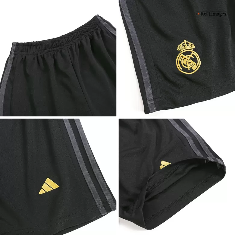Kids Real Madrid Third Away Soccer Jersey Kit (Jersey+Shorts) 2023/24 - BuyJerseyshop