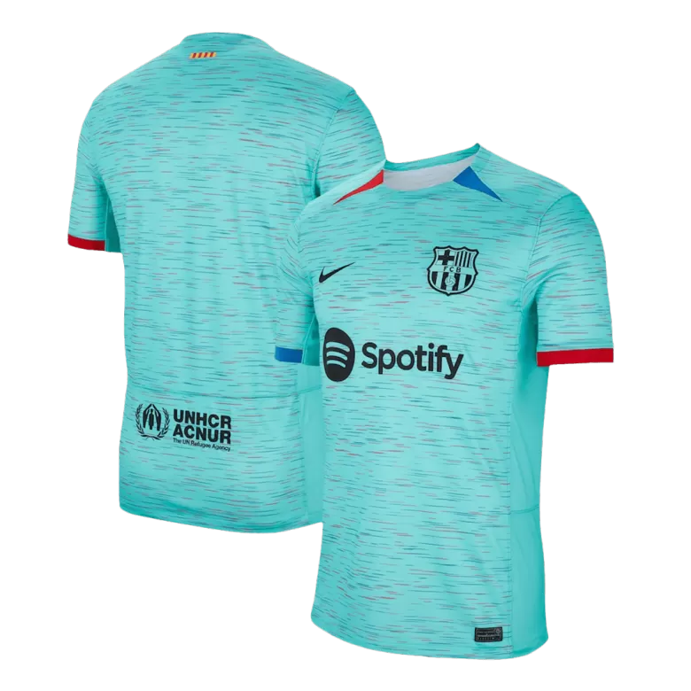 Men's LEWANDOWSKI #9 Barcelona Third Away Soccer Jersey Shirt 2023/24 - BuyJerseyshop