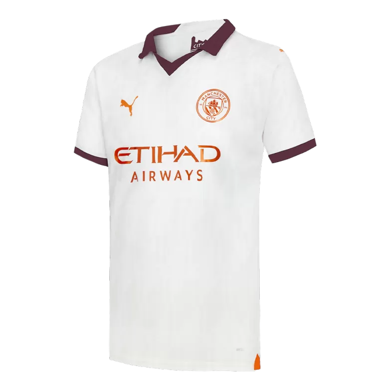Men's HAALAND #9 Manchester City Away Soccer Jersey Shirt 2023/24 - BuyJerseyshop