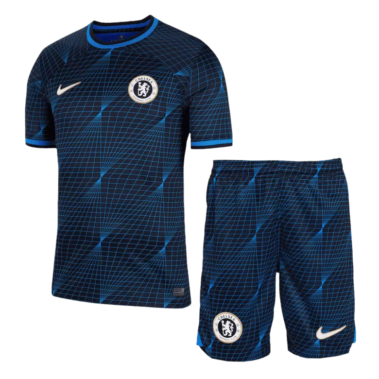 Men's Chelsea Away Soccer Jersey Whole Kit (Jersey+Shorts+Socks) 2023/24 - BuyJerseyshop