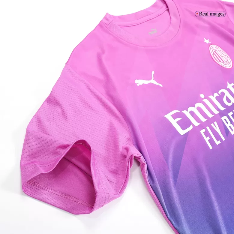 Men's AC Milan Third Away Soccer Jersey Kit (Jersey+Shorts) 2023/24 - BuyJerseyshop