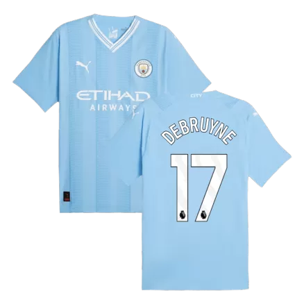 DE BRUYNE #17 Manchester City Home Player Version Jersey 2023/24 Men - BuyJerseyshop
