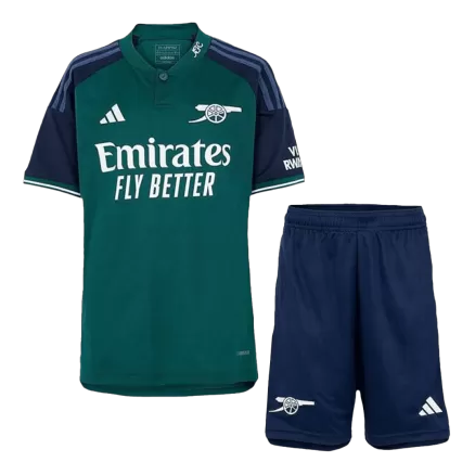 Kids Arsenal Third Away Soccer Jersey Kit (Jersey+Shorts) 2023/24 - BuyJerseyshop