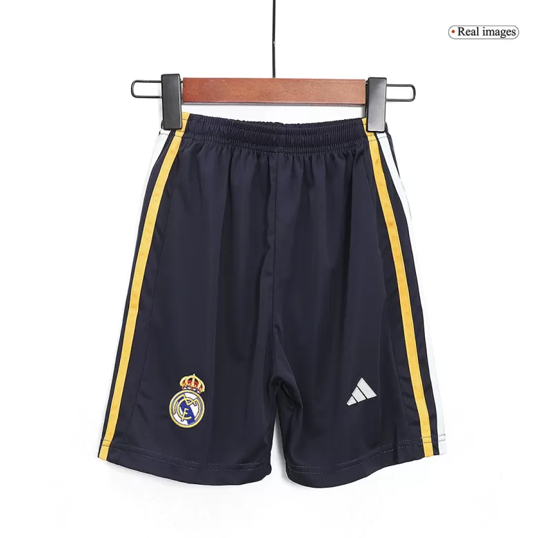 Kids Real Madrid Away Soccer Jersey Kit (Jersey+Shorts) 2023/24 - BuyJerseyshop