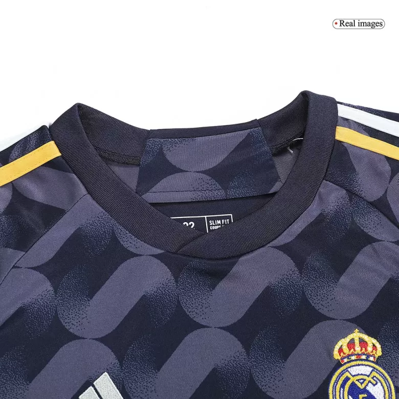 Kids Real Madrid Away Soccer Jersey Kit (Jersey+Shorts) 2023/24 - BuyJerseyshop