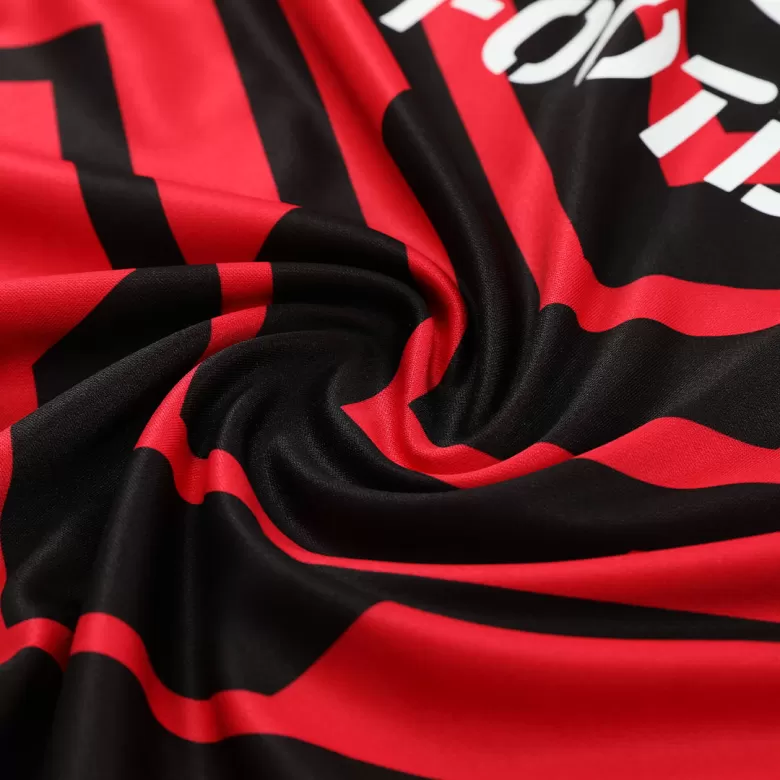 Men's AC Milan Zipper Tracksuit Sweat Shirt Kit (Top+Trousers) 2023/24 - BuyJerseyshop