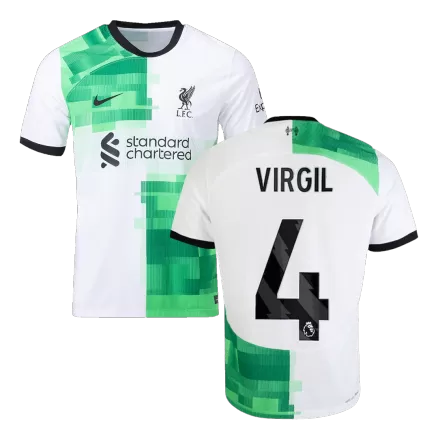 VIRGIL #4 Liverpool Away Player Version Jersey 2023/24 Men - BuyJerseyshop