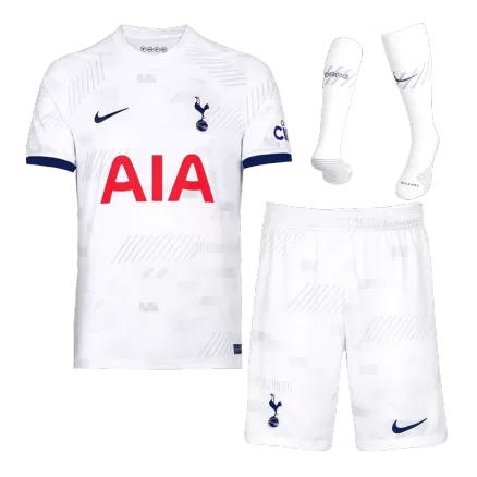 Men's Tottenham Hotspur Home Soccer Jersey Whole Kit (Jersey+Shorts+Socks) 2023/24 - BuyJerseyshop