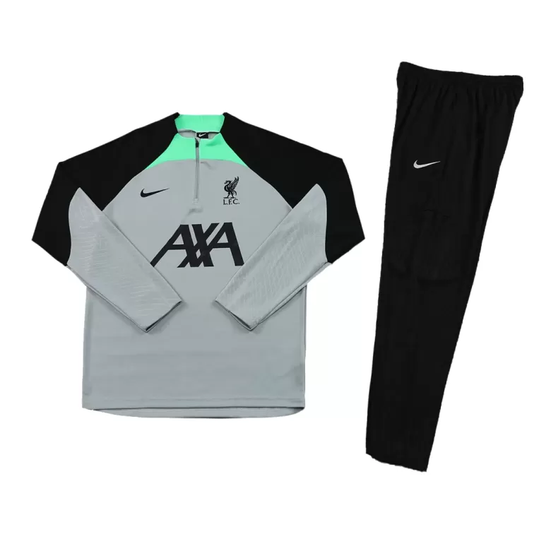 Men's Liverpool Zipper Tracksuit Sweat Shirt Kit (Top+Trousers) 2023/24 - BuyJerseyshop