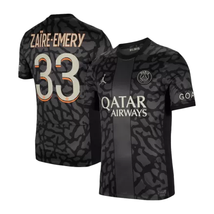 Men's ZAÏRE-EMERY #33 PSG Third Away Soccer Jersey Shirt 2023/24 - BuyJerseyshop