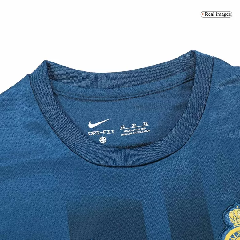 Kids Al Nassr Away Soccer Jersey Kit (Jersey+Shorts) 2023/24 - BuyJerseyshop