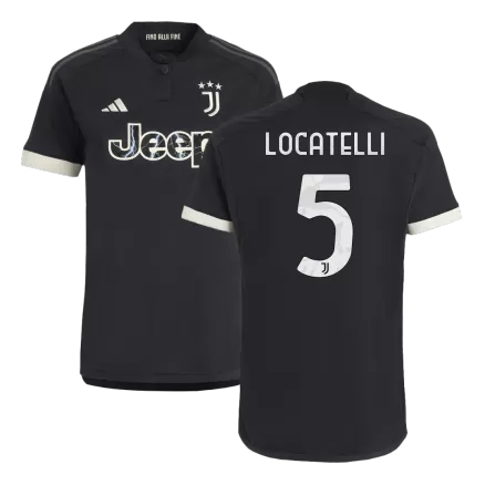 Men's LOCATELLI #5 Juventus Third Away Soccer Jersey Shirt 2023/24 - BuyJerseyshop