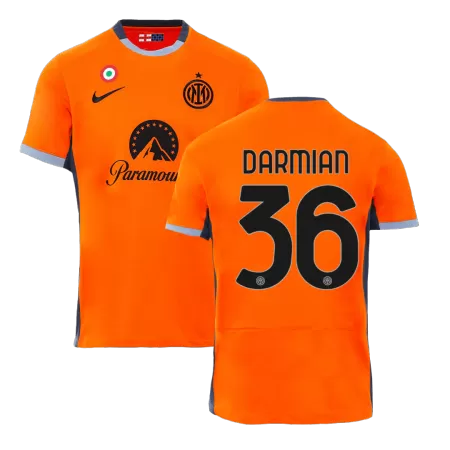 Men's DARMIAN #36 Inter Milan Third Away Soccer Jersey Shirt 2023/24 - BuyJerseyshop