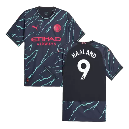 HAALAND #9 Manchester City Third Away Player Version Jersey 2023/24 Men - BuyJerseyshop