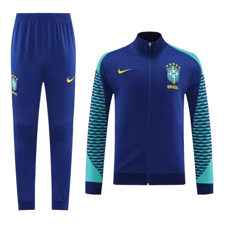 Men's Brazil Tracksuit Sweat Shirt Kit (Top+Trousers) 2023/24 - BuyJerseyshop