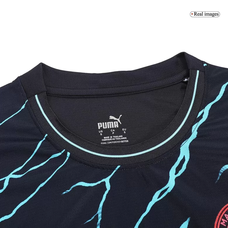 Men's Manchester City Third Away Long Sleeves Soccer Jersey Shirt 2023/24 - BuyJerseyshop