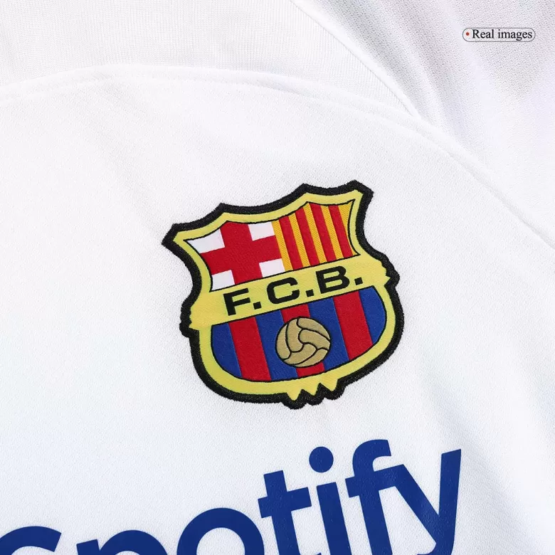 Men's Barcelona Away Long Sleeves Soccer Jersey Shirt 2023/24 - BuyJerseyshop