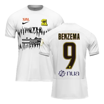 Men's BENZEMA #9 Al Ittihad Saudi Away Soccer Jersey Shirt 2023/24 - BuyJerseyshop