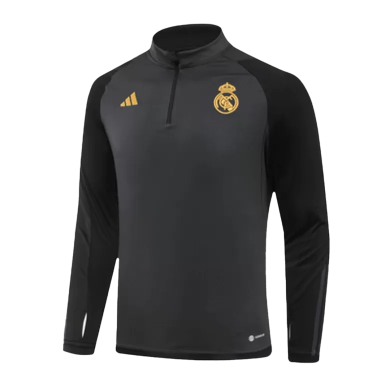 Men's Real Madrid Zipper Tracksuit Sweat Shirt Kit (Top+Trousers) 2023/24 - BuyJerseyshop