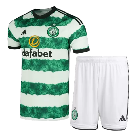 Men's Celtic Home Soccer Jersey Kit (Jersey+Shorts) 2023/24 - BuyJerseyshop