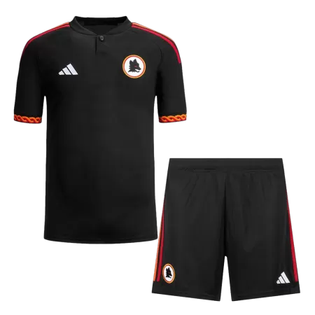 Men's Roma Third Away Soccer Jersey Kit (Jersey+Shorts) 2023/24 - BuyJerseyshop