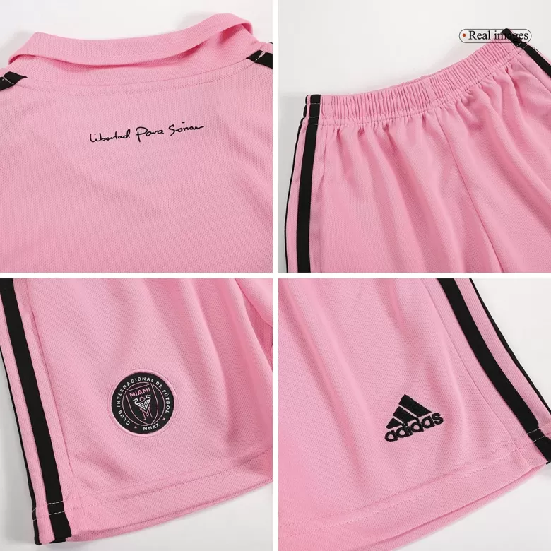 Kids Inter Miami CF Home Soccer Jersey Kit (Jersey+Shorts) 2023/24 - BuyJerseyshop