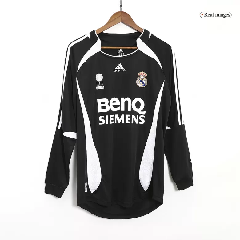 Real Madrid Retro Jerseys 2006/07 Away Long Sleeve Soccer Jersey For Men - BuyJerseyshop