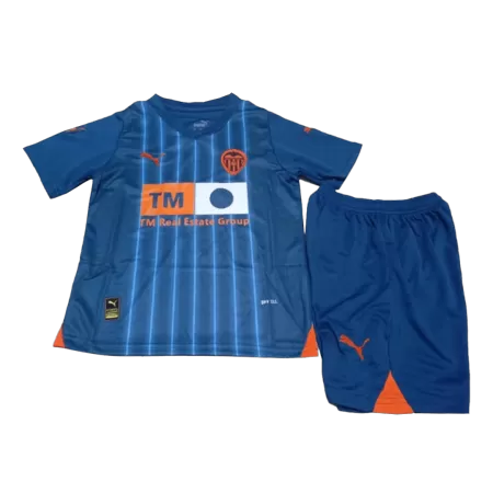 Kids Valencia Away Soccer Jersey Kit (Jersey+Shorts) 2023/24 - BuyJerseyshop