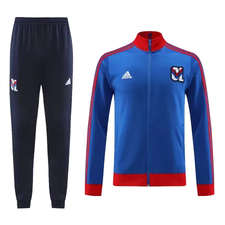 Men's Olympique Lyonnais Tracksuit Sweat Shirt Kit (Top+Trousers) 2023/24 - BuyJerseyshop