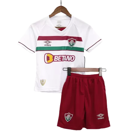 Kids Fluminense FC Away Soccer Jersey Kit (Jersey+Shorts) 2023/24 - BuyJerseyshop