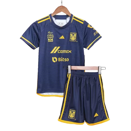 Kids Tigres UANL Away Soccer Jersey Kit (Jersey+Shorts) 2023/24 - BuyJerseyshop