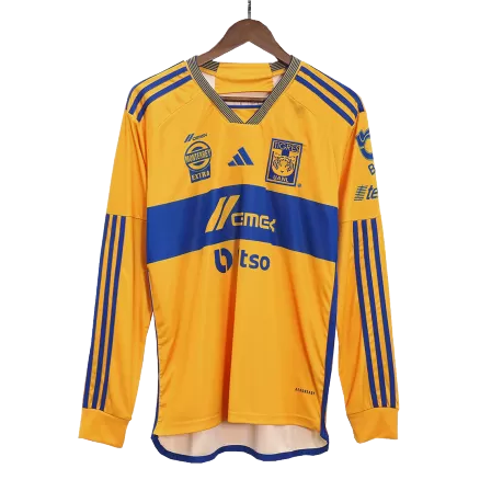 Men's Tigres UANL Home Long Sleeves Soccer Jersey Shirt 2023/24 - BuyJerseyshop