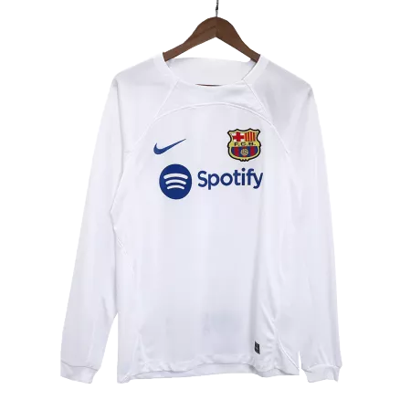 Men's Barcelona Away Long Sleeves Soccer Jersey Shirt 2023/24 - BuyJerseyshop