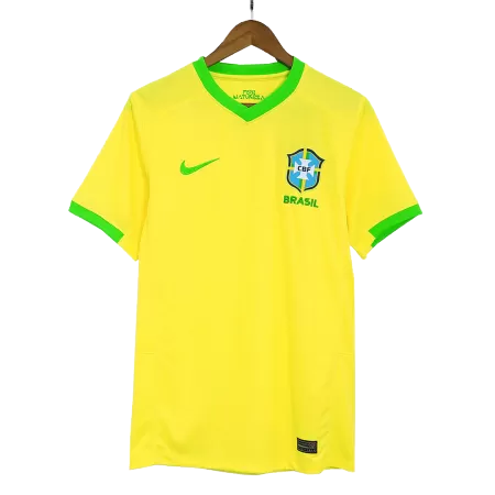 Men's Brazil Home Soccer Jersey Shirt 2023 - BuyJerseyshop