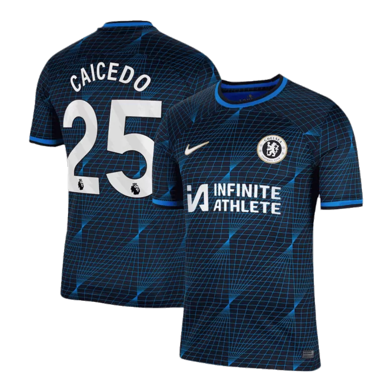 Men's CAICEDO #25 Chelsea Away Soccer Jersey Shirt 2023/24 - BuyJerseyshop