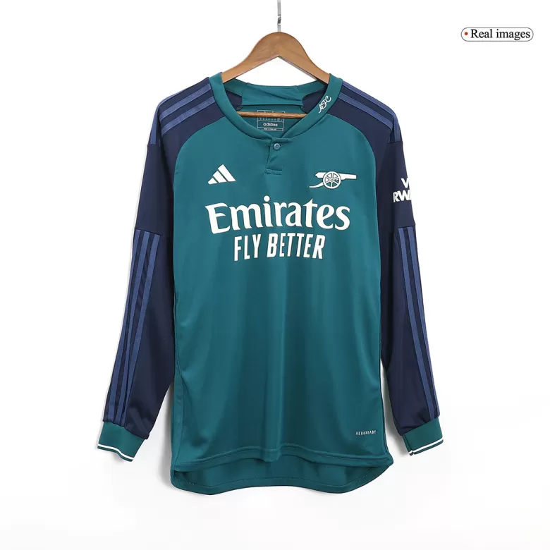Men's Arsenal Third Away Long Sleeves Soccer Jersey Shirt 2023/24 - BuyJerseyshop