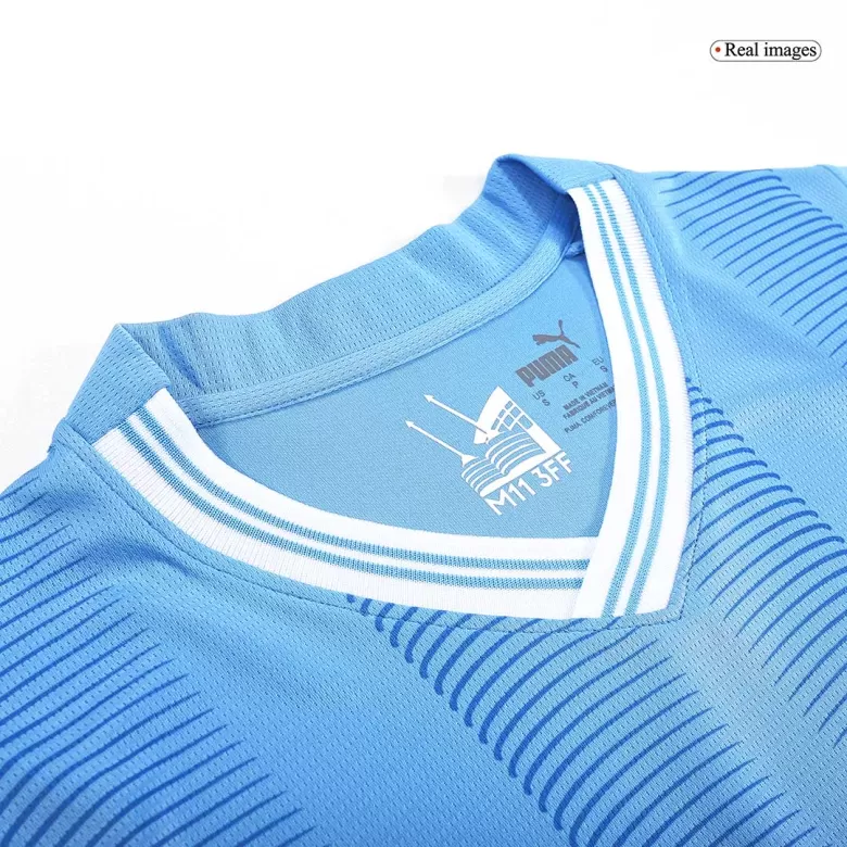 Men's HAALAND #9 Manchester City Home UCL Soccer Jersey Shirt 2023/24 - BuyJerseyshop