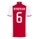 Men's HENDERSON #6 Ajax Home Soccer Jersey Shirt 2023/24 - BuyJerseyshop