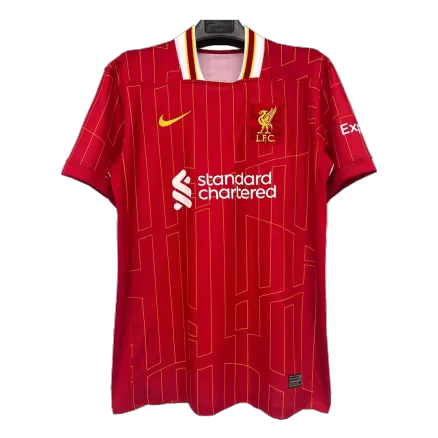 Men's Liverpool Home Soccer Jersey Shirt 2024/25-Free - BuyJerseyshop
