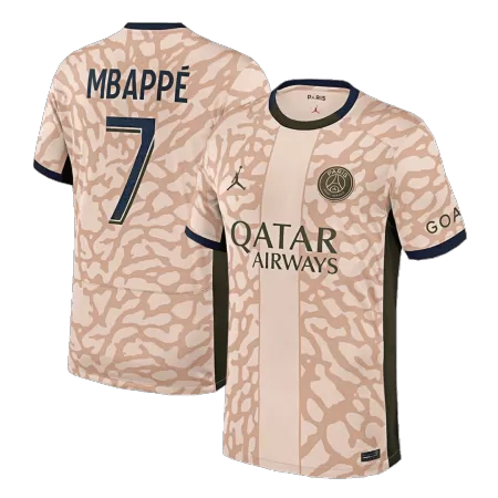 Men's MBAPPÉ #7 PSG Fourth Away Soccer Jersey Shirt 2023/24 - BuyJerseyshop