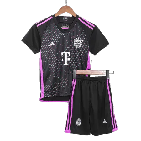 Kids Bayern Munich Away Soccer Jersey Kit (Jersey+Shorts) 2023/24 - BuyJerseyshop