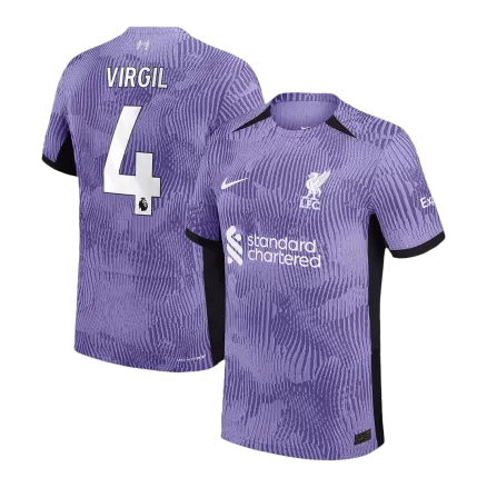 VIRGIL #4 Liverpool Third Away Player Version Jersey 2023/24 Men - BuyJerseyshop