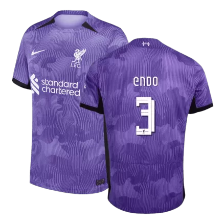 Men's ENDO #3 Liverpool Third Away UCL Soccer Jersey Shirt 2023/24 - BuyJerseyshop