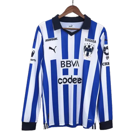 Men's Monterrey Home Long Sleeves Soccer Jersey Shirt 2023/24 - BuyJerseyshop
