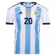 Men's MAC ALLISTER #20 Argentina Home Soccer Jersey Shirt 2022 - BuyJerseyshop