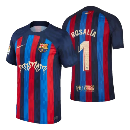 Men's ROSALÍA #1 Barcelona Soccer Jersey Shirt 2022/23 - BuyJerseyshop
