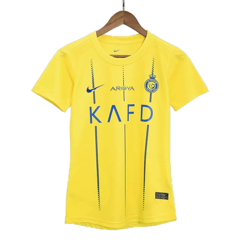 Women's Al Nassr Home Soccer Jersey Shirt 2023/24 - BuyJerseyshop