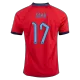 Men's SAKA #17 England Away Soccer Jersey Shirt 2022 - BuyJerseyshop